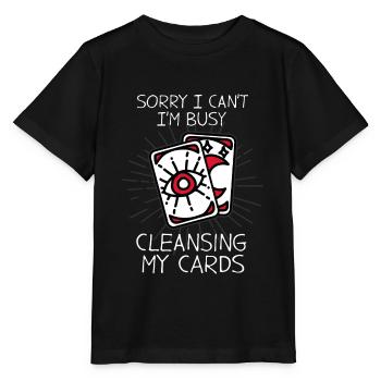Tarot Karten Hellseher Karten Legen - Stanley/Stella Kinder T-Shirt MINI CREATOR  - Schwarz - Vorne - Mikhail (115cm)