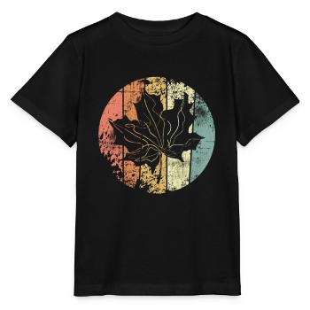 Herbst - Stanley/Stella Kinder T-Shirt MINI CREATOR  - Schwarz - Vorne - Mikhail (115cm)