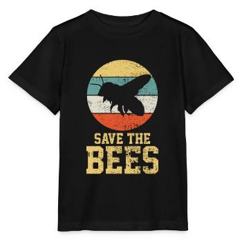 beekeeping - Stanley/Stella MINI CREATOR Kids’ T-Shirt - black - Front - Mikhail (115cm)