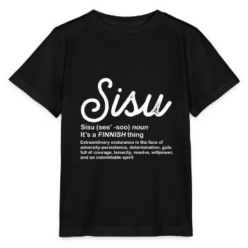 Finland Culture - Stanley/Stella MINI CREATOR Kids’ T-Shirt - black - Front - Mikhail (115cm)