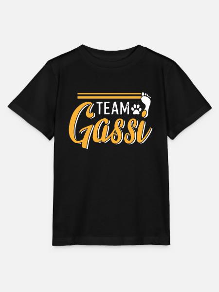 Team Gassi - Stanley/Stella Kinder T-Shirt MINI CREATOR - Schwarz