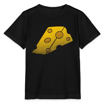 Cheese - Stanley/Stella MINI CREATOR Kids’ T-Shirt - black - Front - Mikhail (115cm)