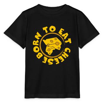 Cheese - Stanley/Stella MINI CREATOR Kids’ T-Shirt - black - Front - Mikhail (115cm)