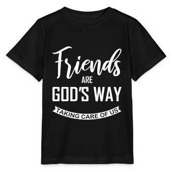 amitié - T-shirt bio MINI CREATOR Stanley/Stella Enfant - noir - Devant - Mikhail (115cm)