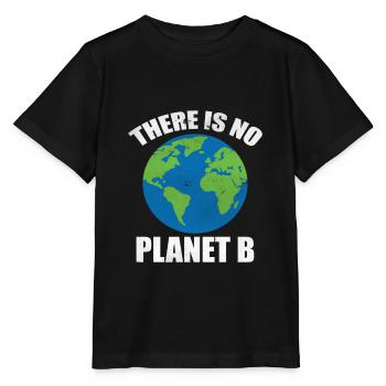 Il n'y a pas de planète B - T-shirt bio MINI CREATOR Stanley/Stella Enfant - noir - Devant - Mikhail (115cm)