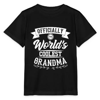 Granny - Stanley/Stella MINI CREATOR Kids’ T-Shirt - black - Front - Mikhail (115cm)