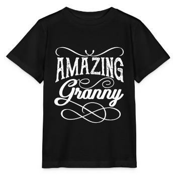 Granny - Stanley/Stella MINI CREATOR Kids’ T-Shirt - black - Front - Mikhail (115cm)