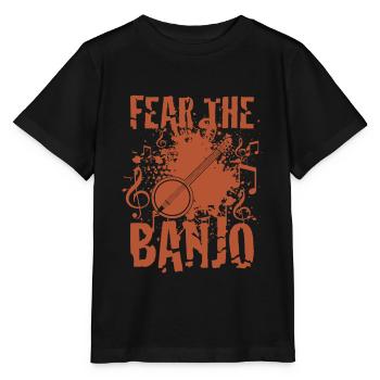 Banjo - Stanley/Stella MINI CREATOR Kids’ T-Shirt - black - Front - Mikhail (115cm)