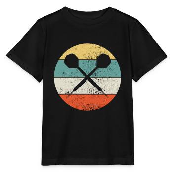 Fléchettes fléchettes fléchettes - T-shirt bio MINI CREATOR Stanley/Stella Enfant - noir - Devant - Mikhail (115cm)