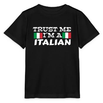 Italy - Stanley/Stella MINI CREATOR Kids’ T-Shirt - black - Front - Mikhail (115cm)