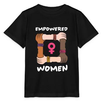 Feministisch - Stanley/Stella Kinder T-Shirt MINI CREATOR  - Schwarz - Vorne - Mikhail (115cm)