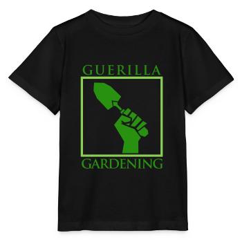 Cadeau de bombe de semences de semences de guérilla jardinage - T-shirt bio MINI CREATOR Stanley/Stella Enfant - noir - Devant - Mikhail (115cm)