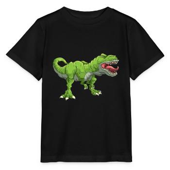 T Rex - T-shirt bio MINI CREATOR Stanley/Stella Enfant - noir - Devant - Mikhail (115cm)