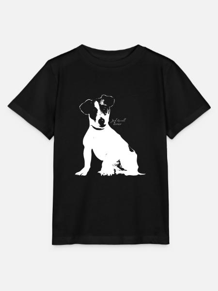 Jack Russell Terrier - T-shirt bio MINI CREATOR Stanley/Stella Enfant - noir