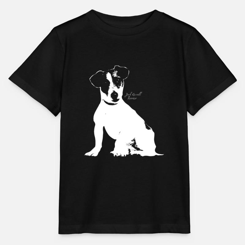 Jack Russell Terrier - T-shirt bio MINI CREATOR Stanley/Stella Enfant - noir