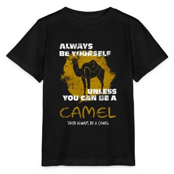 Chameau - T-shirt bio MINI CREATOR Stanley/Stella Enfant - noir - Devant - Mikhail (115cm)
