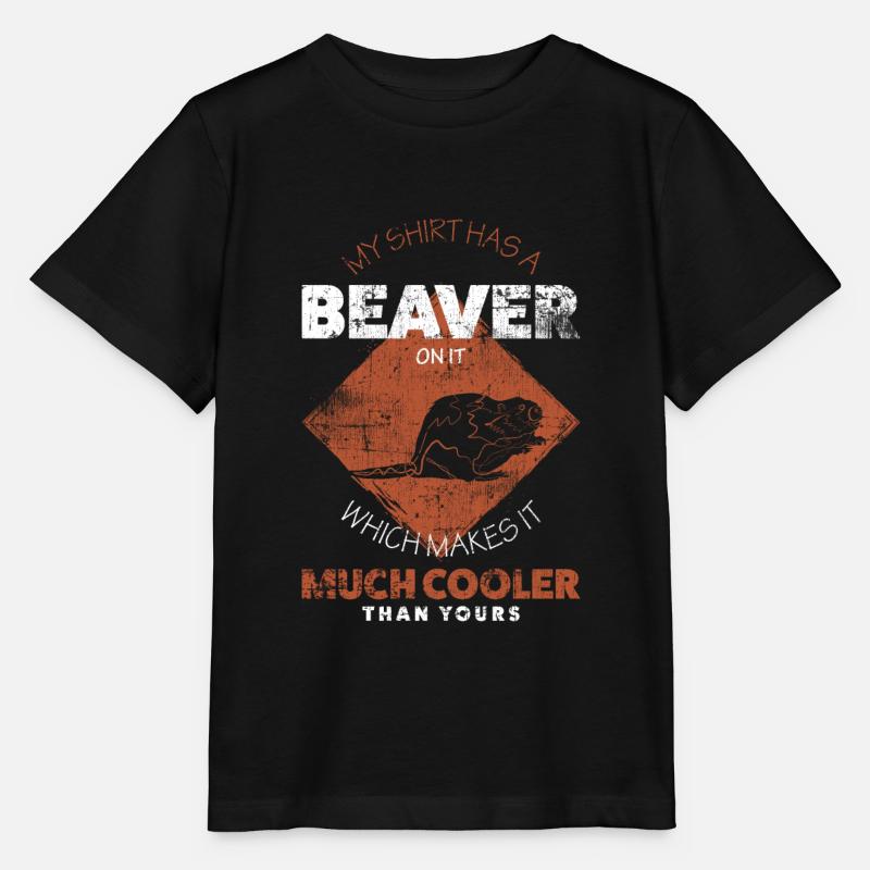Castors - T-shirt bio MINI CREATOR Stanley/Stella Enfant - noir