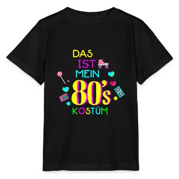 80er - Stanley/Stella Kinder T-Shirt MINI CREATOR  - Schwarz - Vorne - Mikhail (115cm)