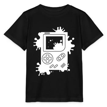 Console de jeu - T-shirt bio MINI CREATOR Stanley/Stella Enfant - noir - Devant - Mikhail (115cm)
