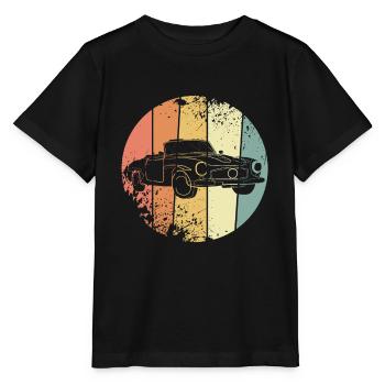 Car vintage - Stanley/Stella MINI CREATOR Kids’ T-Shirt - black - Front - Mikhail (115cm)