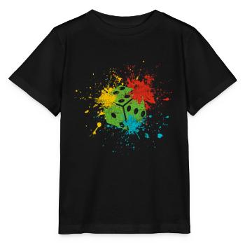 Cube - Stanley/Stella MINI CREATOR Kids’ T-Shirt - black - Front - Mikhail (115cm)