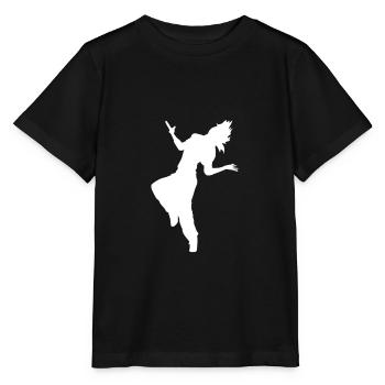 Break dancer dance dancer dancer silhouette - Stanley/Stella MINI CREATOR Kids’ T-Shirt - black - Front - Mikhail (115cm)