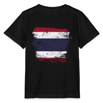 Thaïlande - T-shirt bio MINI CREATOR Stanley/Stella Enfant - noir - Devant - Mikhail (115cm)