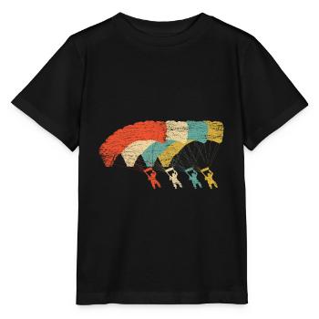 Parapente Parapente - T-shirt bio MINI CREATOR Stanley/Stella Enfant - noir - Devant - Mikhail (115cm)