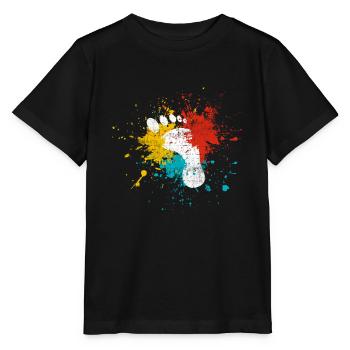 Fuß - Stanley/Stella Kinder T-Shirt MINI CREATOR  - Schwarz - Vorne - Mikhail (115cm)