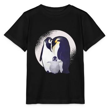 manchot - T-shirt bio MINI CREATOR Stanley/Stella Enfant - noir - Devant - Mikhail (115cm)