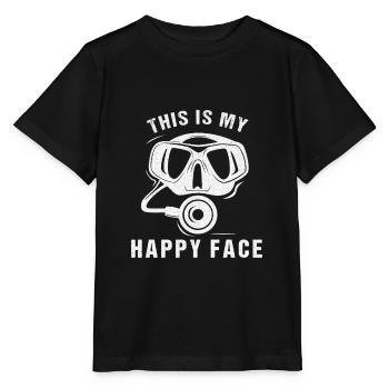 Plongeur en disant - T-shirt bio MINI CREATOR Stanley/Stella Enfant - noir - Devant - Mikhail (115cm)