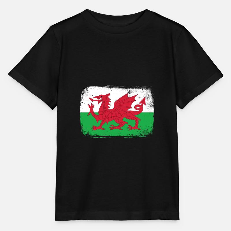 Pays de Galles - T-shirt bio MINI CREATOR Stanley/Stella Enfant - noir