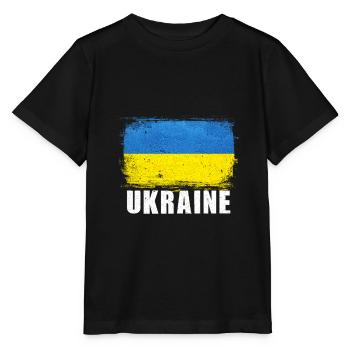 Ukraine - Stanley/Stella Kinder T-Shirt MINI CREATOR  - Schwarz - Vorne - Mikhail (115cm)