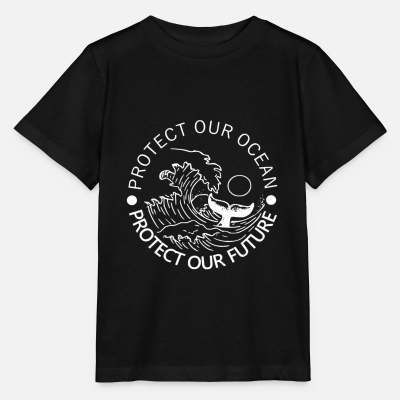 Protéger notre océan - T-shirt bio MINI CREATOR Stanley/Stella Enfant - noir