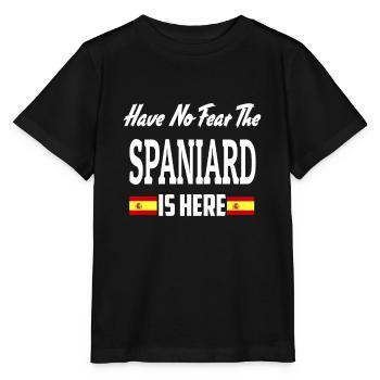 Spain - Stanley/Stella MINI CREATOR Kids’ T-Shirt - black - Front - Mikhail (115cm)