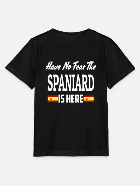 Spanien - Stanley/Stella Kinder T-Shirt MINI CREATOR  - Schwarz