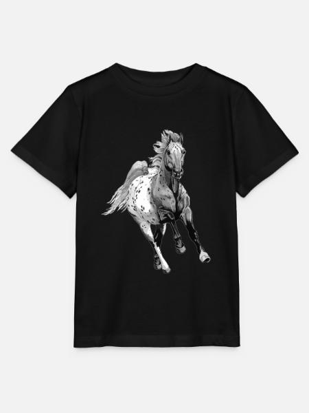 appaloosa cheval cheval cheval poulain - T-shirt bio MINI CREATOR Stanley/Stella Enfant - noir