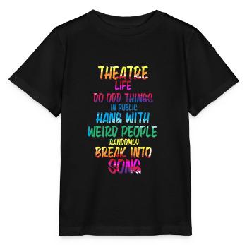 Theater Musical Music Theater - Stanley/Stella MINI CREATOR Kids’ T-Shirt - black - Front - Mikhail (115cm)
