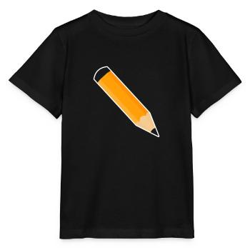 Stift - Stanley/Stella Kinder T-Shirt MINI CREATOR  - Schwarz - Vorne - Mikhail (115cm)