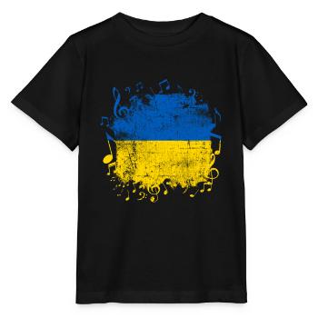 Ukraine - T-shirt bio MINI CREATOR Stanley/Stella Enfant - noir - Devant - Mikhail (115cm)