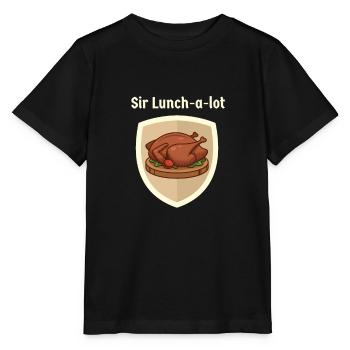 Sir lunch a lot - Stanley/Stella Kinder T-Shirt MINI CREATOR  - Schwarz - Vorne - Mikhail (115cm)