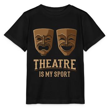 Theater ist mein Sport, schauspieler bühne - Stanley/Stella Kinder T-Shirt MINI CREATOR  - Schwarz - Vorne - Mikhail (115cm)