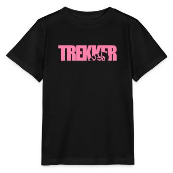 Trekkerin Trekker Wanderin Trekking maman - T-shirt bio MINI CREATOR Stanley/Stella Enfant - noir - Devant - Mikhail (115cm)