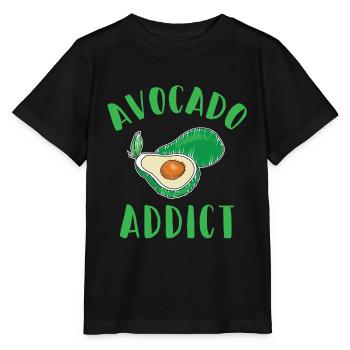 Avocat accro - T-shirt bio MINI CREATOR Stanley/Stella Enfant - noir - Devant - Mikhail (115cm)