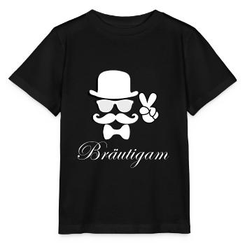 Bräutigam - Stanley/Stella Kinder T-Shirt MINI CREATOR  - Schwarz - Vorne - Mikhail (115cm)