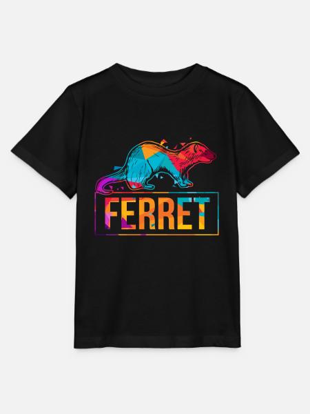 frettchen - Stanley/Stella Kinder T-Shirt MINI CREATOR  - Schwarz