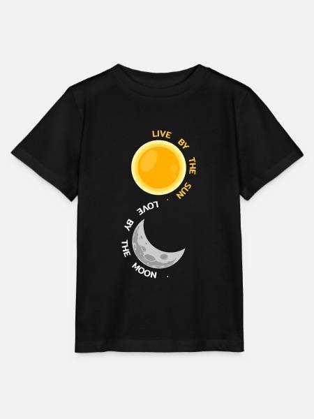 Sonne Und Mond - Stanley/Stella Kinder T-Shirt MINI CREATOR - Schwarz