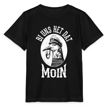 Plattdeutsch Norddeutsch Norddeutschland - Stanley/Stella Kinder T-Shirt MINI CREATOR  - Schwarz - Vorne - Mikhail (115cm)