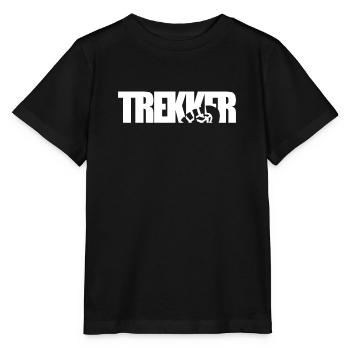 Randonnée Trekking Randonnée Trekker Wanderer - T-shirt bio MINI CREATOR Stanley/Stella Enfant - noir - Devant - Mikhail (115cm)