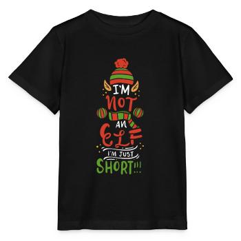 Elf - Stanley/Stella Kinder T-Shirt MINI CREATOR  - Schwarz - Vorne - Mikhail (115cm)